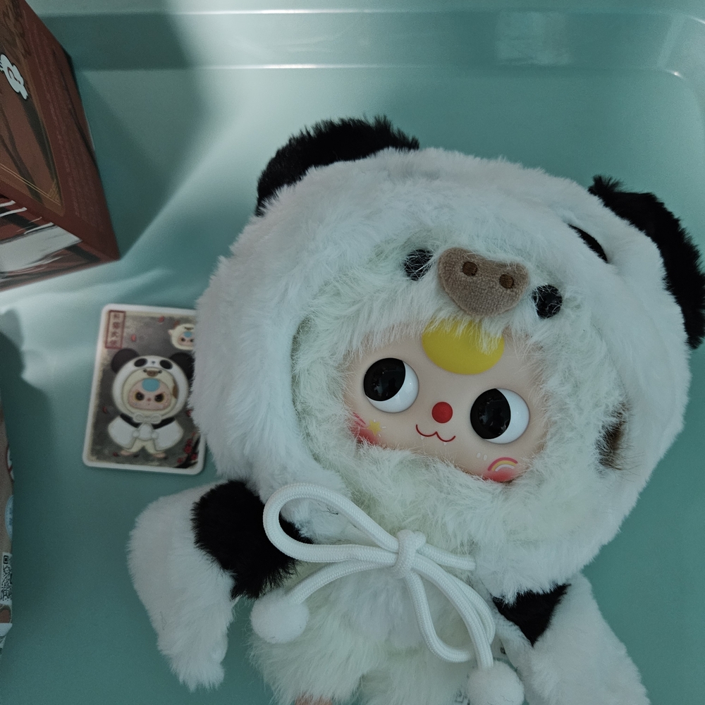Baby Three I'm Not a Warrior Confirmed Blind Box Panda/Cow - Picture 2 of 3